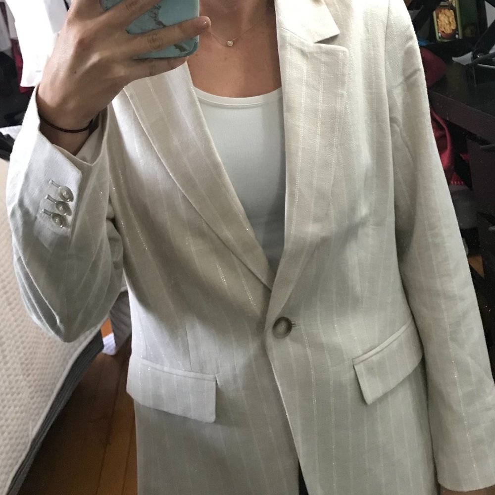 Fun striped blazer